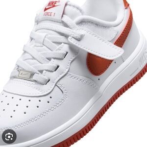 Nike Air Force 1 Easy On Velcro/Elastic Toddler Shoes Size 9C Unisex